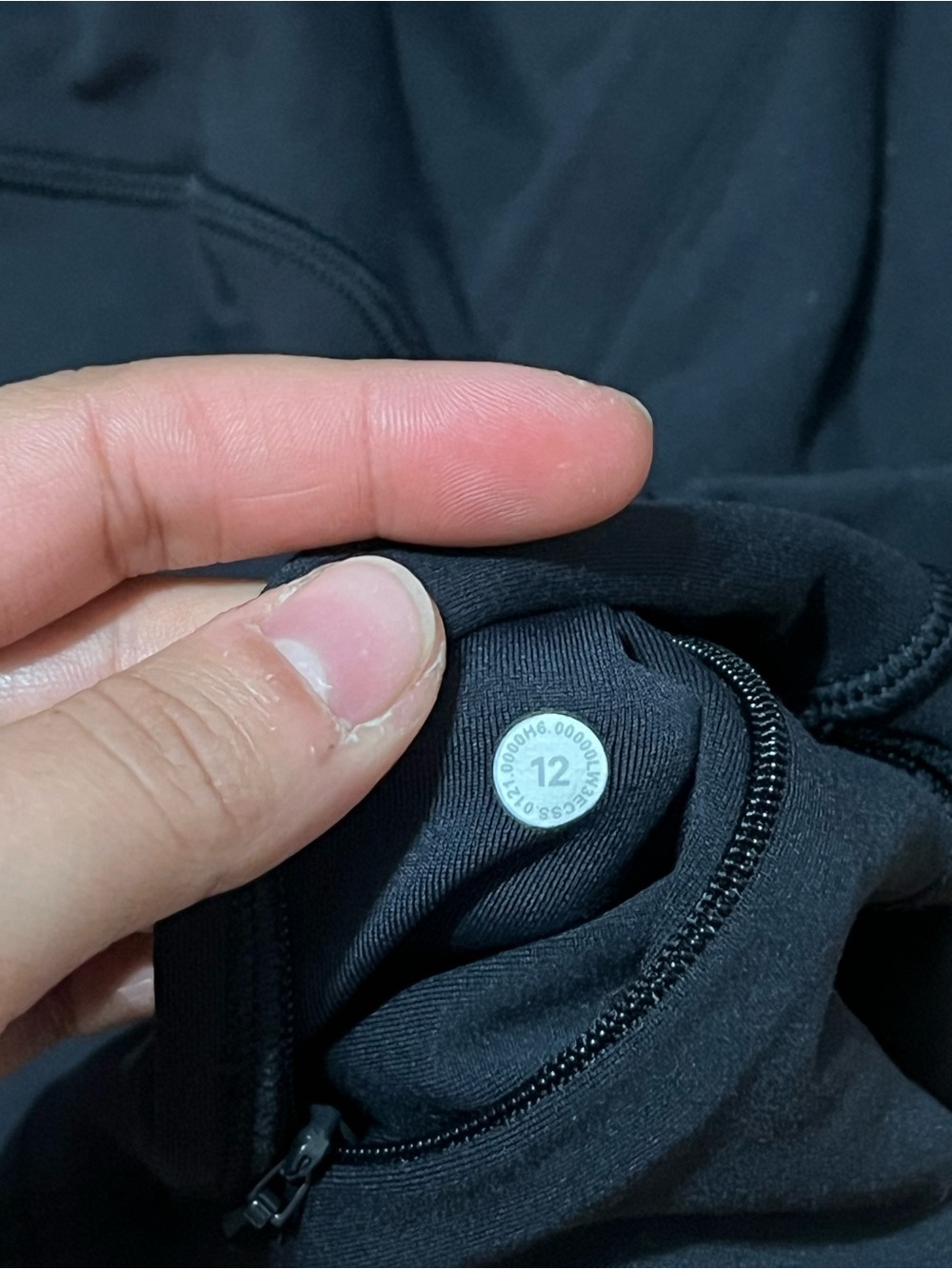 Lululemon Rulu Running Cropped 1/2 Zip - Picture 6 of 10